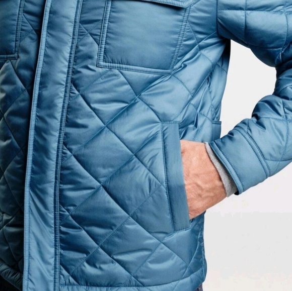 Peter Millar Norfolk Quilted Lightweight Bomber Jacket Blue XXL - Picture 5 of 16